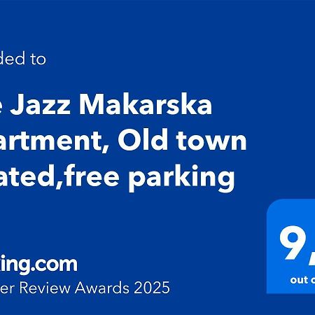 The Jazz Makarska Apartment, Old Town Located,Free Parking Екстериор снимка