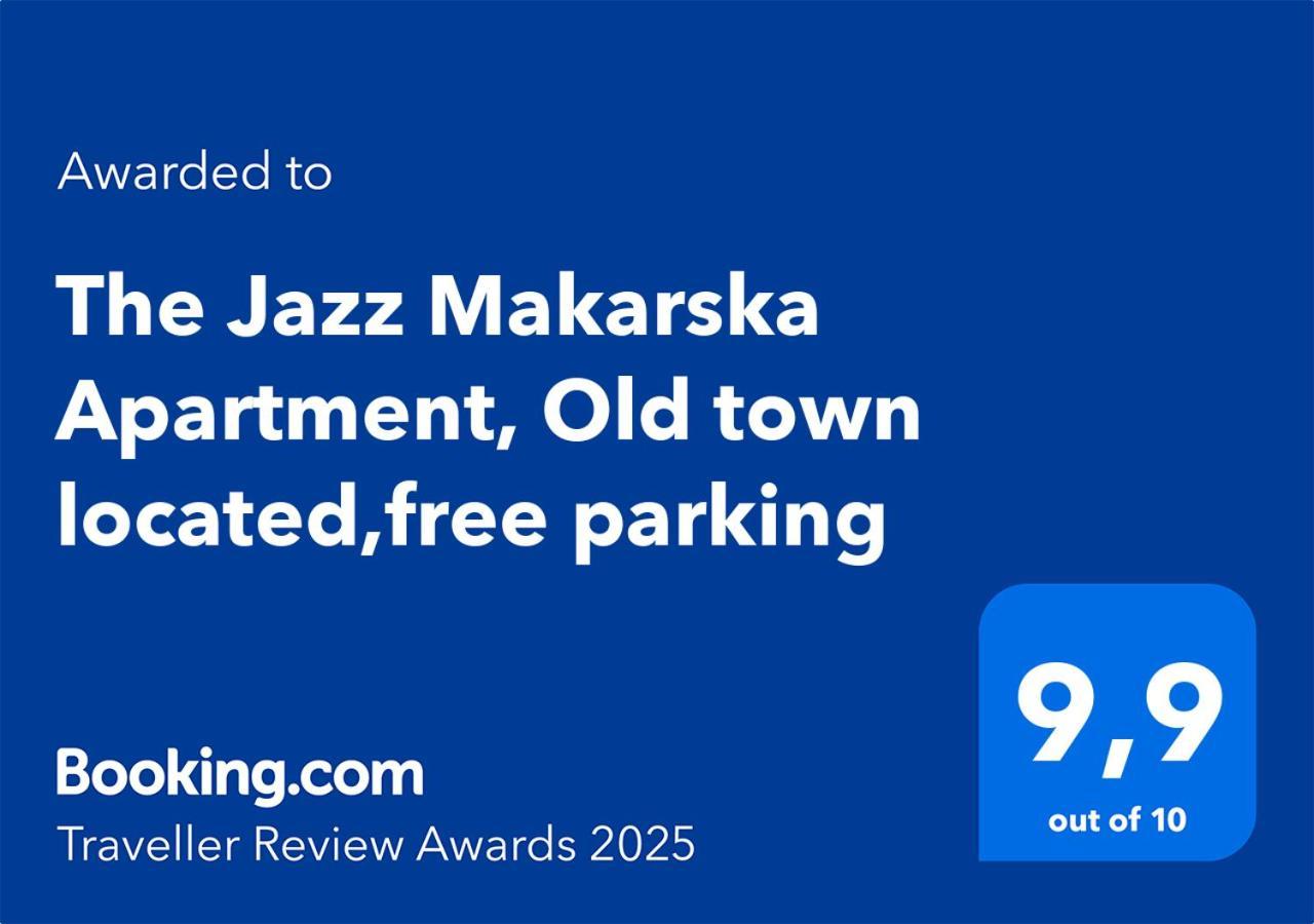 The Jazz Makarska Apartment, Old Town Located,Free Parking Екстериор снимка